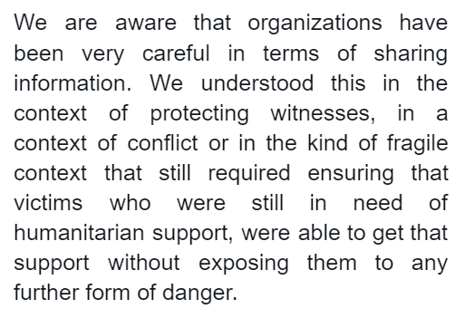 tvbempt's tweet photo. "The fragile context that still required ensuring that victims who were still in need of humanitarian support, were able to get that support."

Were aid agencies worried about losing access to assist in Tigray when they cooperated with #ICHREE?

https://t.co/BW8shxx1Xf https://t.co/CX1nKhOEcq