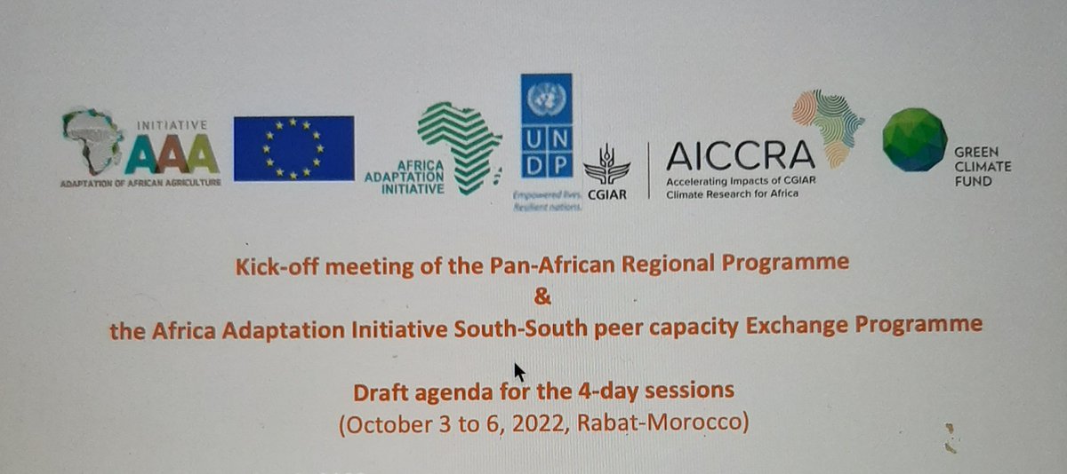 AAA Initiative Foundation is pleased to invite his community to the Kick-off meeting of the Pan African Regional Programme &amp; the African adaptation south-South peer capacity Exchange Programme.
October 3 to 6, 2022, Rabat-Morocco
The invitation link will be shared soon
Stay tuned