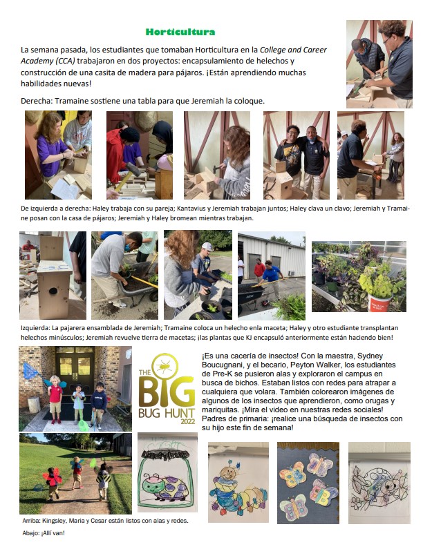 ¡Guau! ¡Mucho aprendizaje y acontecimientos interesantes en GSD esta semana! ¡Lea todo sobre esto en School Helper! Se puede descargar en inglés y español en gsdweb.org. ¡Tener un maravilloso fin de semana!