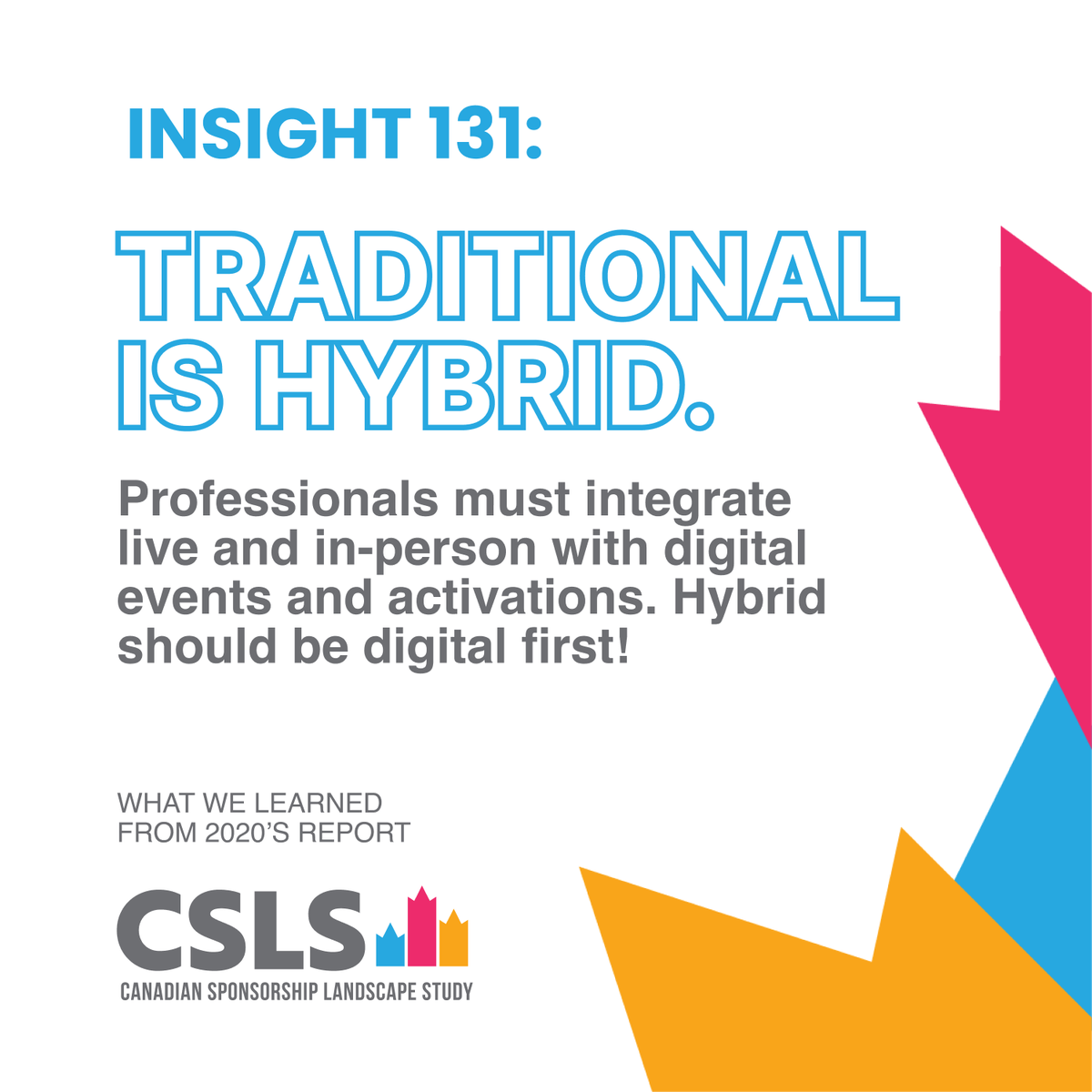 T1Agency's tweet photo. The annual CSLS study helps Canadian sponsorship professionals drive decisions. Have you weighed in yet on this year's study? The deadline is October 1st, 2022. #Study #SponsorshipMarketing #CSLS #Trends #SponsorshipTrends https://t.co/1vTrO3UjvR https://t.co/Gkn27IOhsq