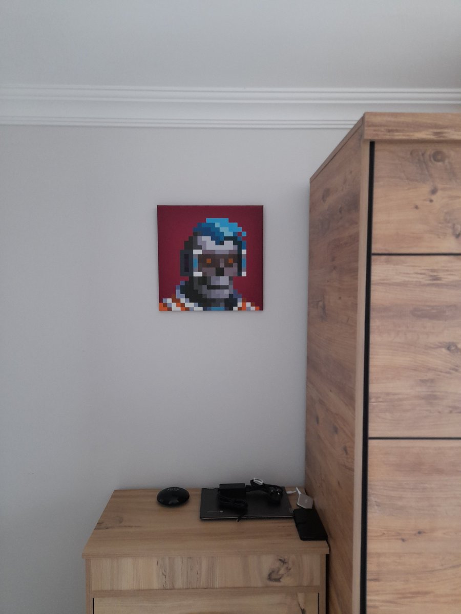 glynsenior's tweet photo. Good Afternoon Undead Army, Just Picked up 2 Canvasses I Had Made, looking Good on My Wall, Check out @GenuineUndead Come &amp; Join The Undead Army, All The Best 🧡 https://t.co/CE69g6Iq87