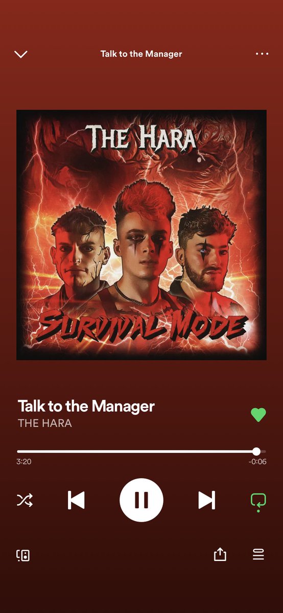 LovedLiability's tweet photo. Such a banger #talktothemanager #thehara @TheHaraBand https://t.co/dmwcelMqD9