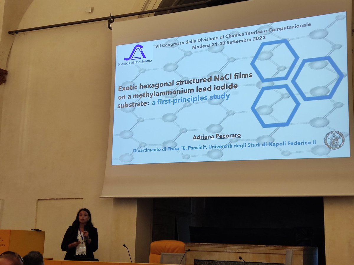 MUSICHEM attending the #DCTC2022! @SheepAdry presenting her talk on NaCl #exoticphases as #passivatinginterlayers in #perovskitesolarcells 🌞

@anitachemwalker
@quantumpeacock
