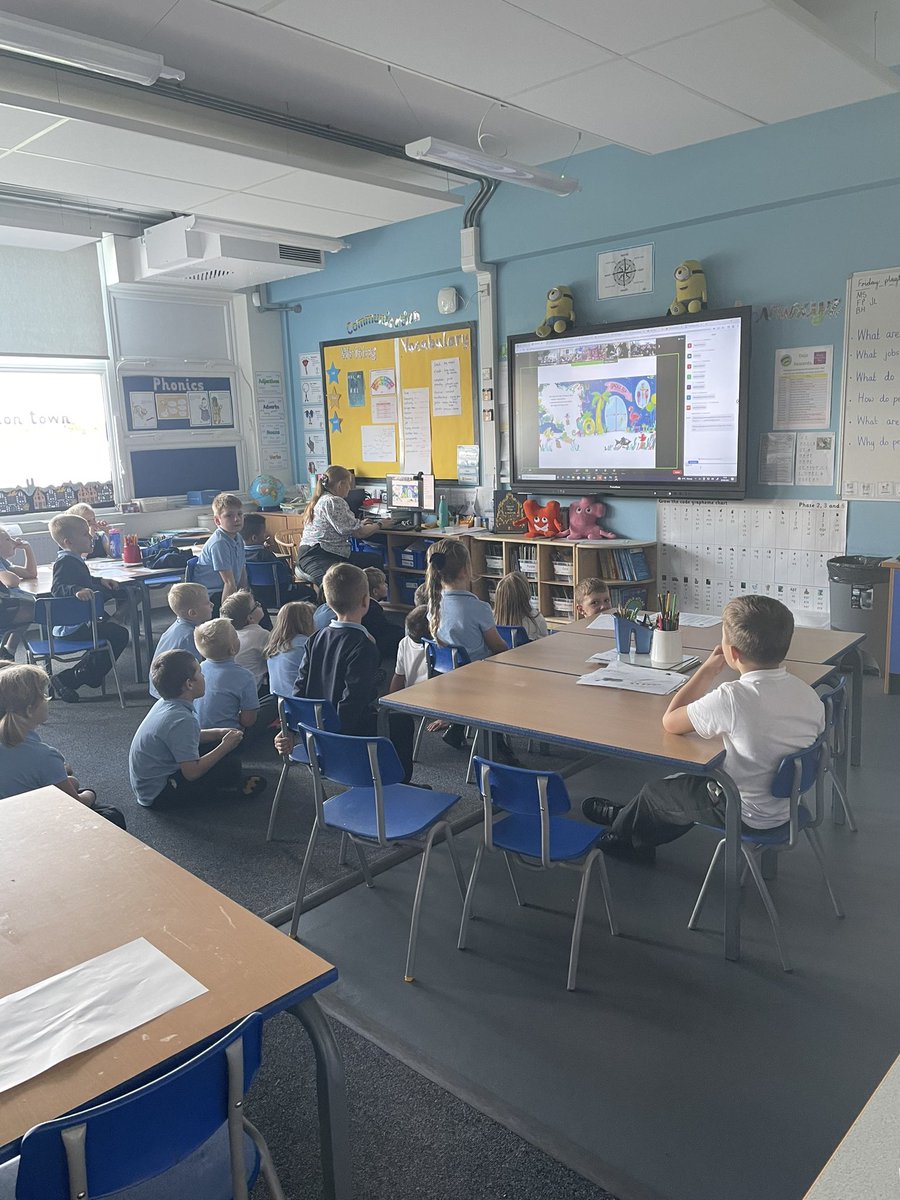 WathVictoria's tweet photo. Our KS1 &amp; EYFS children have enjoyed a session with author Suzy Senior this afternoon, sharing stories together. #rotherhamlovesreading #octopants #suzysenior #readingforpleasure @jmatschools https://t.co/Chux200ba6