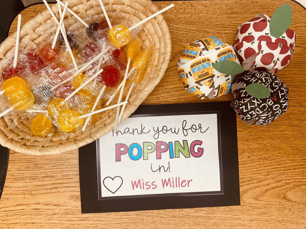 Our Open House last night was a success. It was so nice to meet my students families in person. 😊