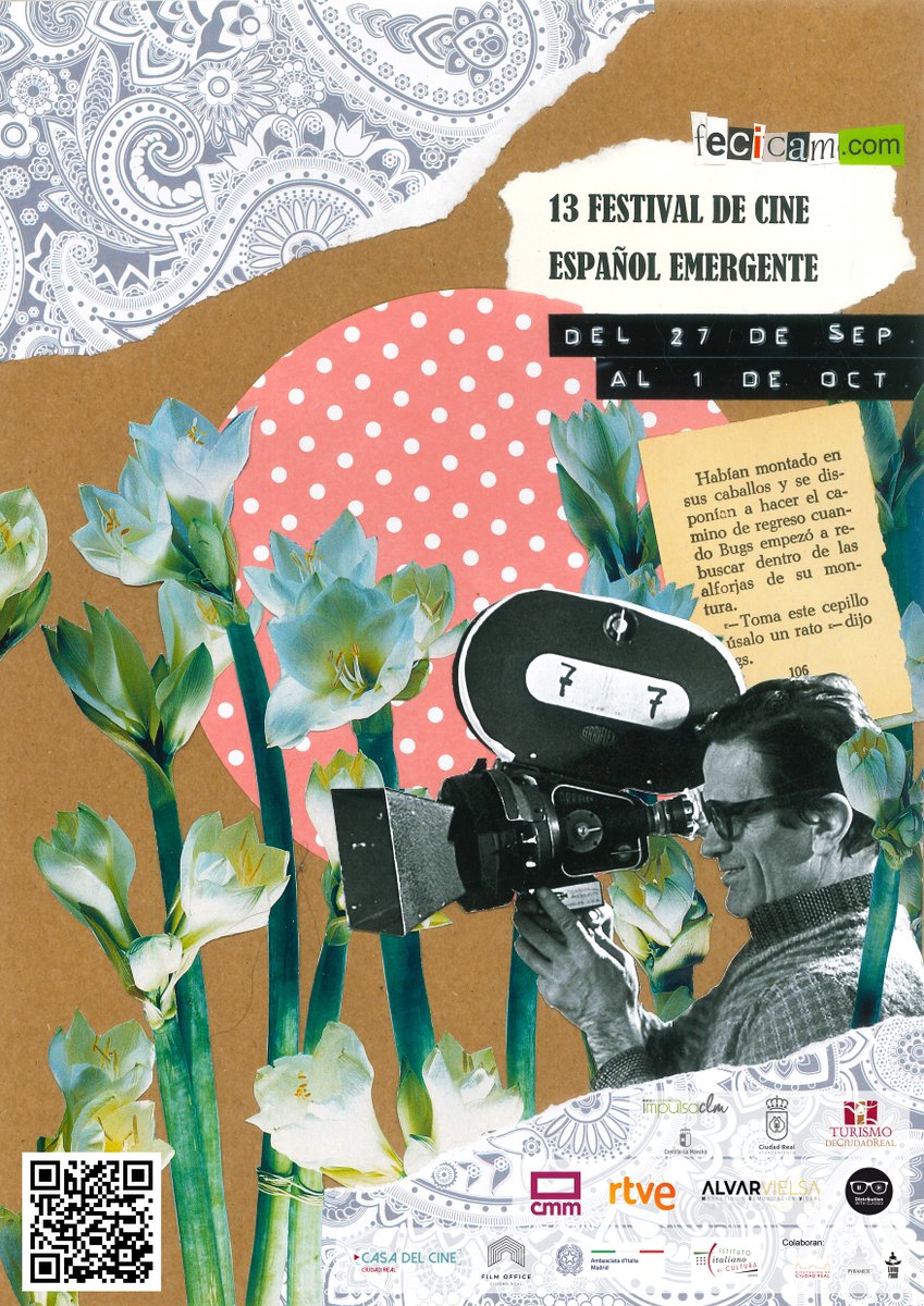 ItalyinSpain's tweet photo. 📽️L'#Italia 🇮🇹, Paese ospite d'onore della 13ª edizione del #FECICAM, 'Festival de Cine Español Emergente', che si inaugurerà a #CiudadReal, martedì 27 settembre, con proiezioni speciali dedicate a Pier Paolo #Pasolini. 👏
🎞️➡️ https://t.co/SXYfqpCU3e I @alvar_vielsa #FECICAM13 https://t.co/IKAtvLXZfM