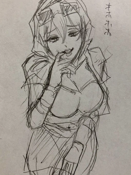 下描きでずっと放置してるマライア姉さん 