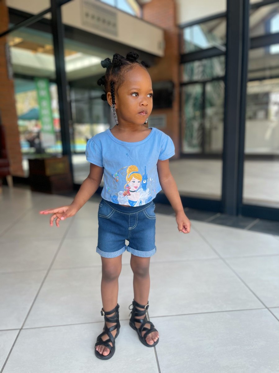 jamclothingsa's tweet photo. Just sitting here, looking pretty in my #jammin' summer outfit 🌞🌻Thank you 📸 @babymich_elle for tagging us on your #jamminstyle  😍 #ootd💫 Top R45 l Denim Shorts R45 ✨We have a wide range of pre-girls clothing 😍 in-store &amp; selected styles online 🌟👉https://t.co/OBfPkGrZK3 https://t.co/P20RlAwjf8