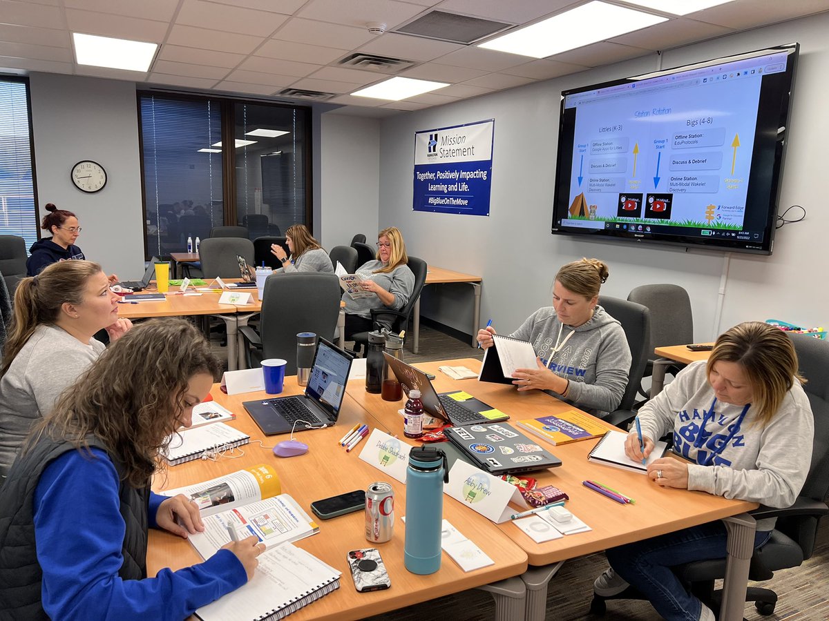 Katie_M_Ritter's tweet photo. ⚡️📚Day 2 of the @Hamilton_CSD Coaches Camp ⛺️ starting w a lightning book study!
👀On deck to read at the offline station: #Gafe4Littles #innovateandplay #eduprotocols @eduprotocols
💻using @wakelet at the digital choice station.
#fecamp22 @brookeconklin19 https://t.co/eY2gpwEWvR