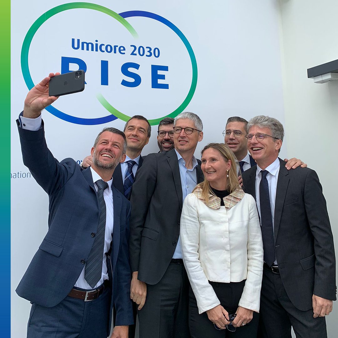 UmicoreGroup's tweet photo. We officially opened our Gigafactory for rechargeable battery materials in Nysa, Poland. If you’ve missed it, don’t worry, here is a quick recap with some of the key highlights. Hope you enjoy it as much as we did! #UmicoreNysa #ProudToBeUmicore #2030RISE https://t.co/DL7VFxK2gd