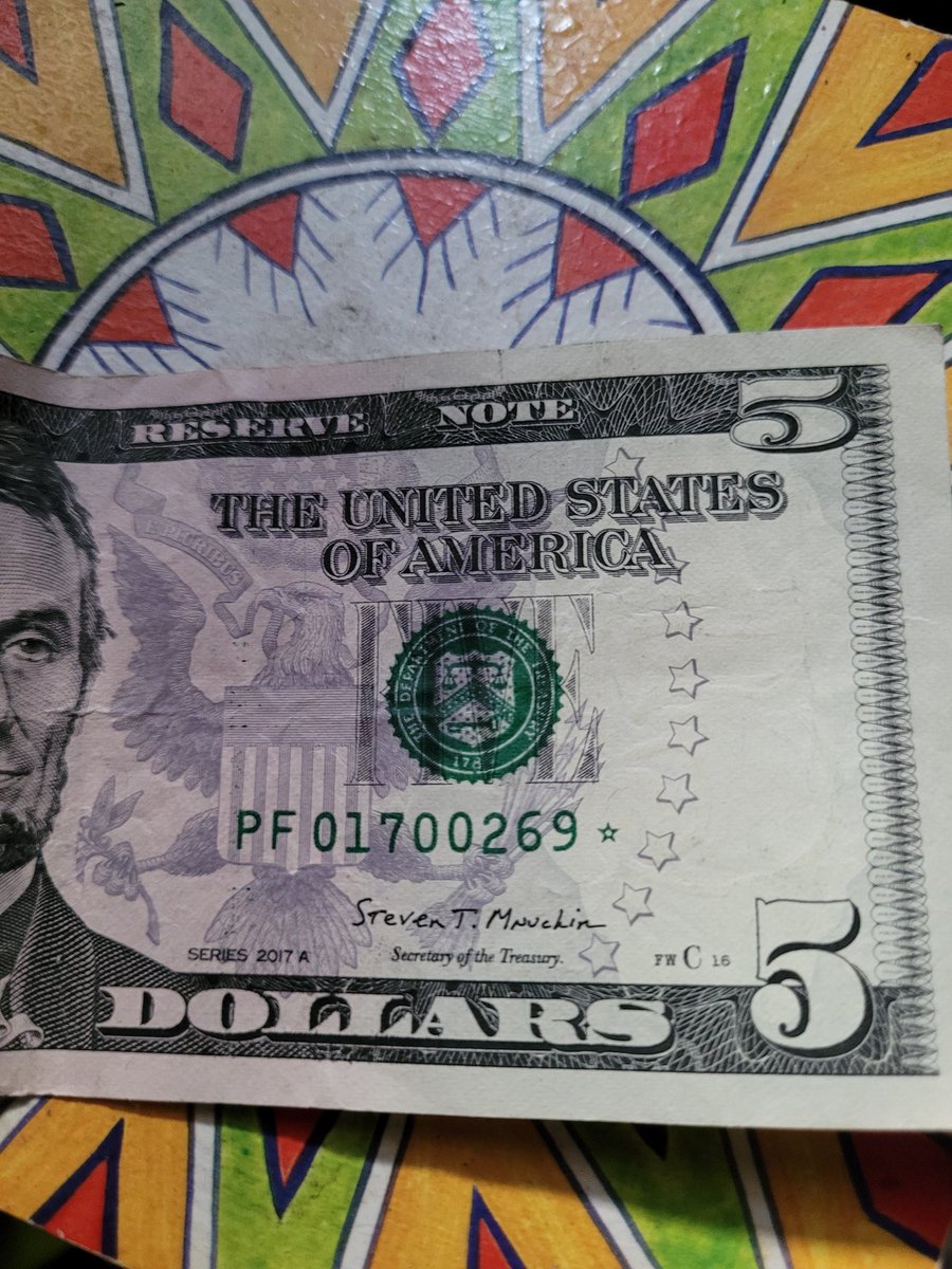 $5 Star note from the drawer at work. Less rare, still fun, and $5 saved.