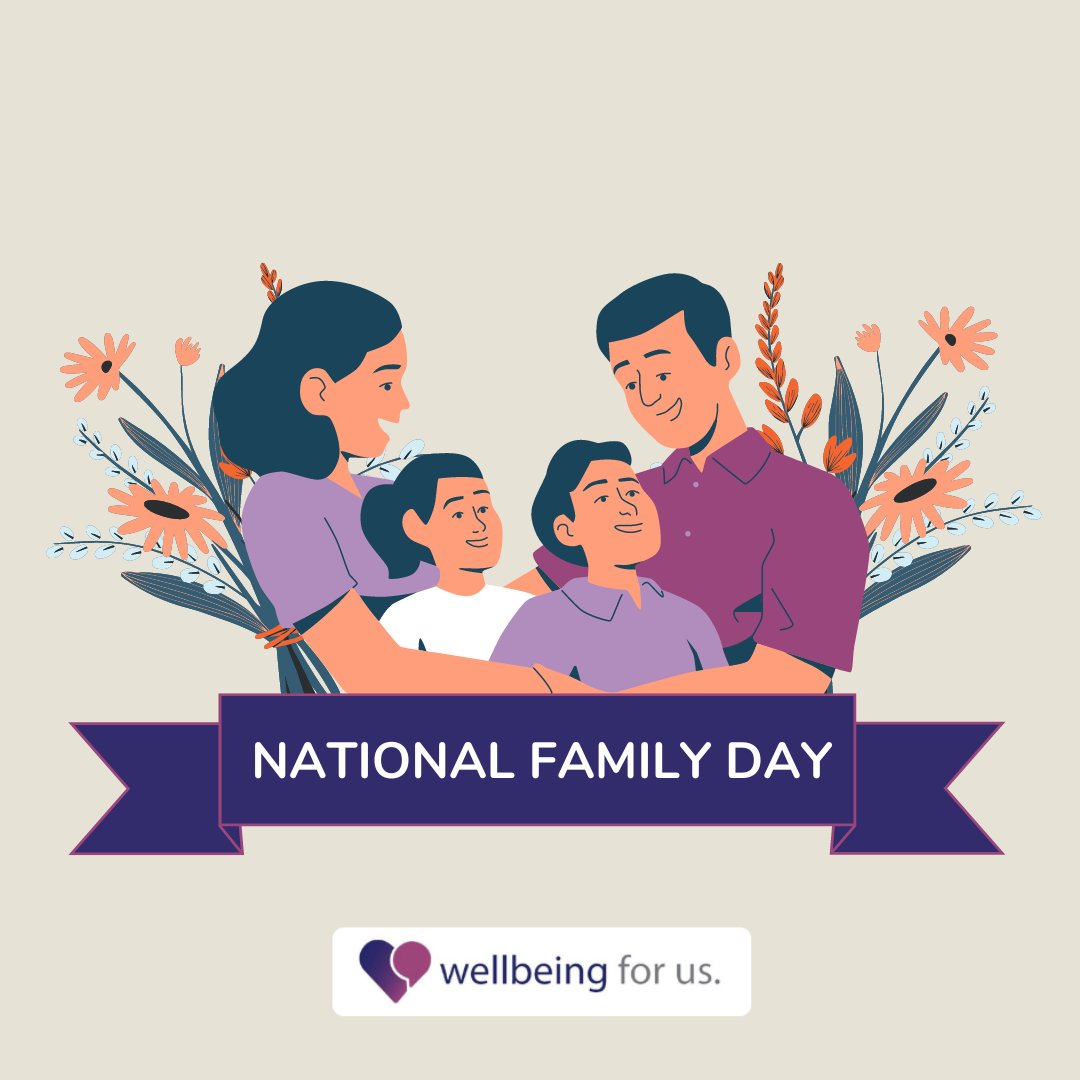 wellbeingforus's tweet photo. It's national family day, make sure to spend some time with your loved ones today!
#quoteoftheday #wellbeingforus #wellbeingatwork #wellbeingwisdom #mentalhealthrecovery #NationalFamilyDay #nationalfamilyday #nationalfamilydayβ€οΈ #familyday #familydays #familyday2022 https://t.co/eA4NpwaaSr