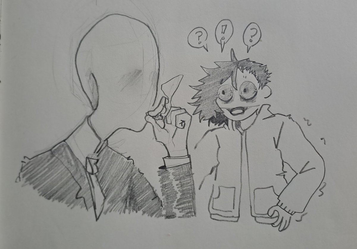 Jeff the killer and Slenderman 