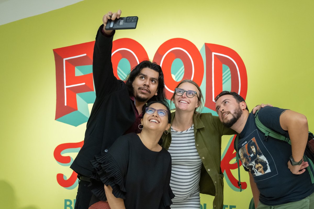 MuseumofCityNY's tweet photo. It's been ✨one week✨ since the opening of "Food in NYC: Bigger Than the Plate."

The exhibition explores the ways artists and designers are developing solutions to challenges around sustainability, labor justice, and equitable access to food. Learn more: https://t.co/yfWHwssmX3 https://t.co/1mDmlaZ7ht