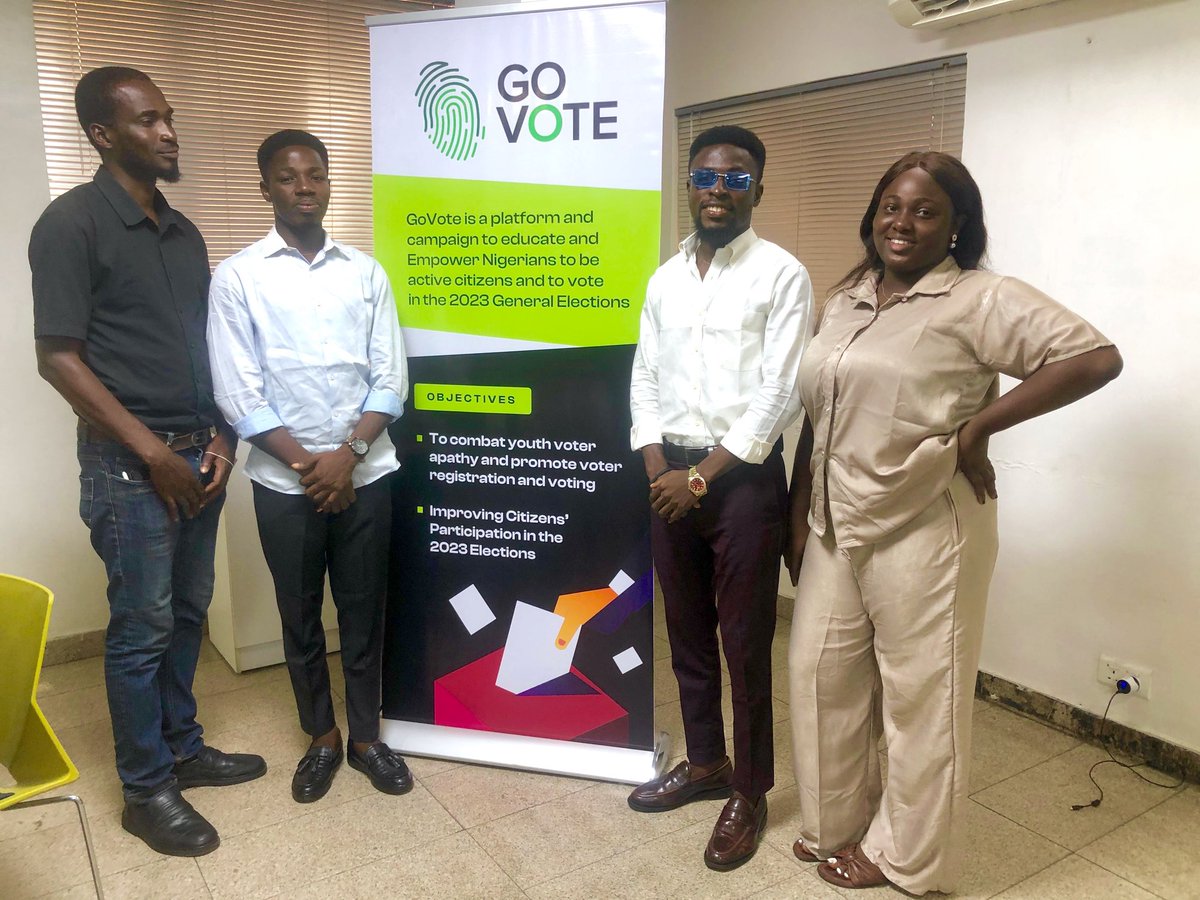 Julius_Ceezar's tweet photo. So honoured representing Oyo State at the #GoVoteNg master volunteers training held inLagos, to ensure massive participation of youths in the coming general elections.
The training was 100%
The Facilitators 100%
Hospitality 100%
Thank you @GovoteNg CcHub
#NigeriaDecides2023 https://t.co/MHXcTV3HoQ