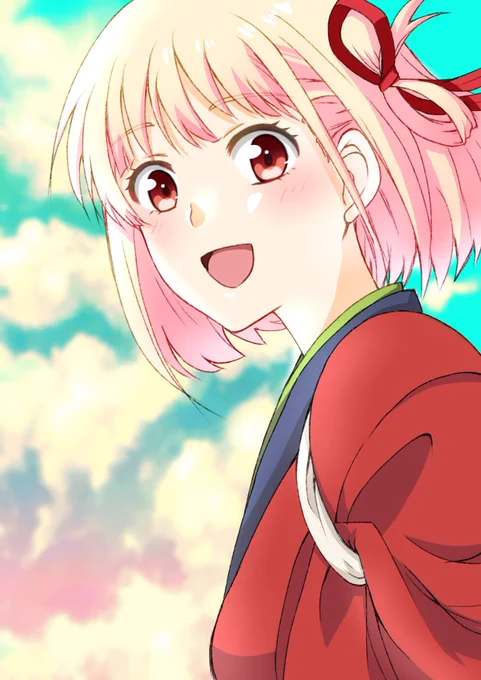 千束誕生日おめでとう!大好き! 千束の笑顔がたくさん見たいです  再掲で申し訳ない  #錦木千束生誕祭2022
