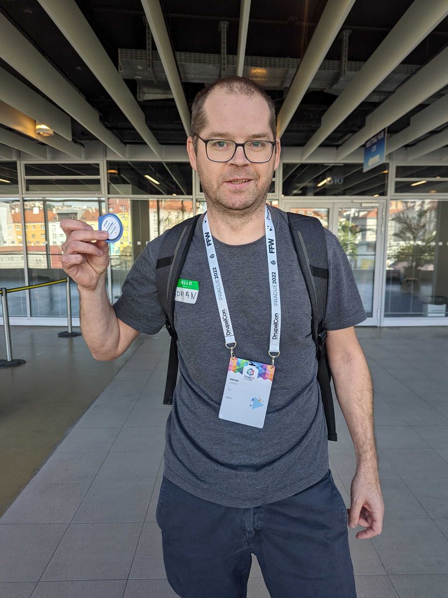 Congratulations Adrian Lorenc from <a href="/Paragon_DCX/">Paragon_DCX</a> on earning <a href="/acquia/">Acquia</a> Drupal 9 Developer certification <a href="/DrupalConEUR/">DrupalCon Rotterdam 2026</a> #DrupalCon!