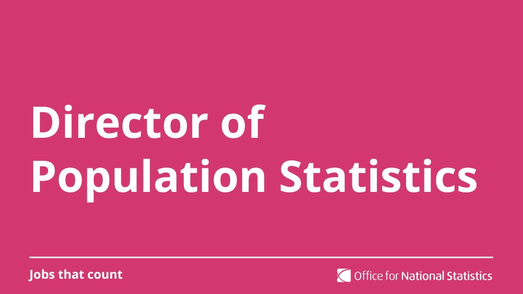 ONSrecruitment's tweet photo. ๐ผ director of Population Statistics
๐ฐ Salary: ยฃ95,000 - ยฃ115,000
๐ Location: Darlington /Fareham/Newport (Hybrid Working)
๐ Closing date: 2nd Oct 2022
๐ Apply here: https://t.co/zsi9xaKgqo
#JobsThatCount #ExecJobs #ExecAppointments https://t.co/TyGpkG7qrl