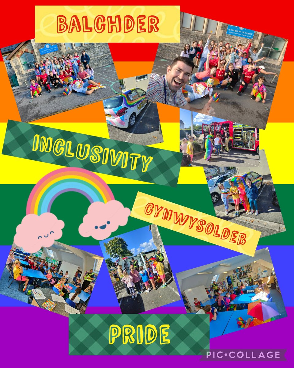 Diwrnod Balchder y Bontfaen. Pride day Cowbridge #CowbridgePride <a href="/ysgoliolo/">Ysgol Iolo Morganwg</a> Diolch i @SWPValeofGlam am ymweld ac addysgu ni heddiw. Thanks to @SWPValeofGlam for visiting and educating us today.