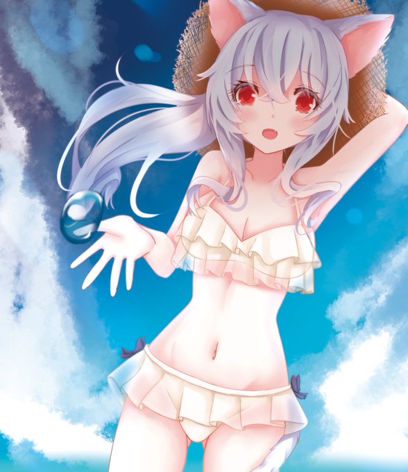 #夏が終わりそうだし今年描いた水着絵を貼ろう 