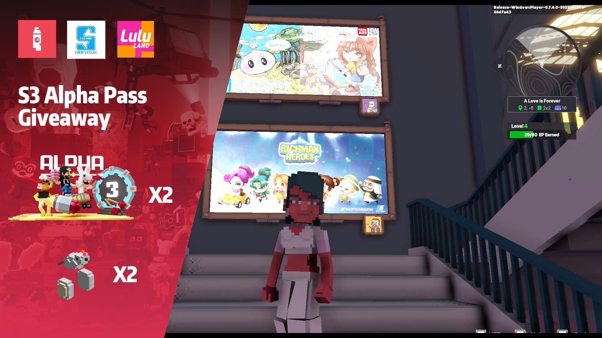 ChiliGameStudio's tweet image. 🔥SPECIAL Alpha Pass Giveaway! #5th Week (2) 🌶

Chili Fam, let’s welcome @SoftstarEntmt to the #metaverse!👏

📅Sep 23-25

1️⃣Join: gleam.io/competitions/m…
2️⃣Wear Red skin
3️⃣Take a selfie with your favorite billboard, leave the screenshot in the comments, and tag 3 friends