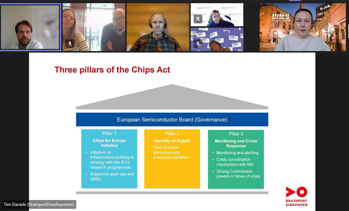 Chips and the semiconductor sector and related value chains are of great interest for #S34Growth partners. What can regions do for the #EUChipsAct? 💡<a href="/Brainport_ehv/">BRAINPORT EHV</a> <a href="/accio_cat/">ACCIÓ</a> <a href="/SkaneEUoffice/">Skåne European Office</a> <a href="/pirkanmaan_liit/">Pirkanmaan liitto</a> <a href="/BalticInstitute/">The Baltic Institute of Finland</a>