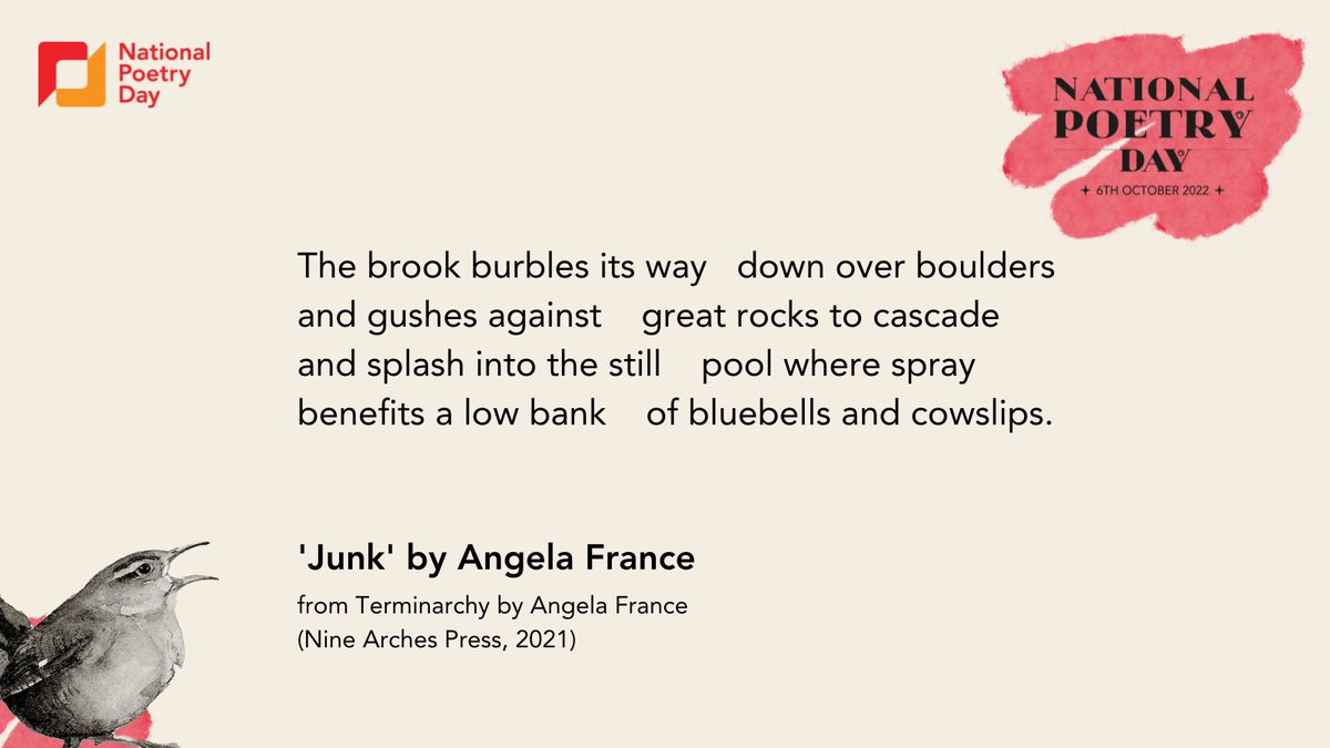 Another beautiful poem that you shouldn't miss - 'Junk' by Angela France (@AngelasFollies). Enjoy the full poem here: ow.ly/ArNz50KO6Ph #NationalPoetryDay #poetry #poetrycommunity #environment