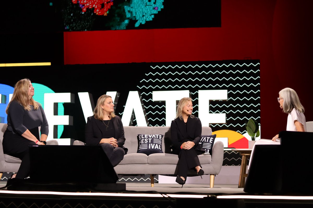 bdc_ca's tweet photo. Amazing time at @ElevateTechCA. We celebrated creativity and #leadership and put #womenentrepreneurship under the spotlight. What a success! 🚀 #ElevateFest2022 #inclusiveprosperity #ThrivePlatform https://t.co/nPYktTEBd1