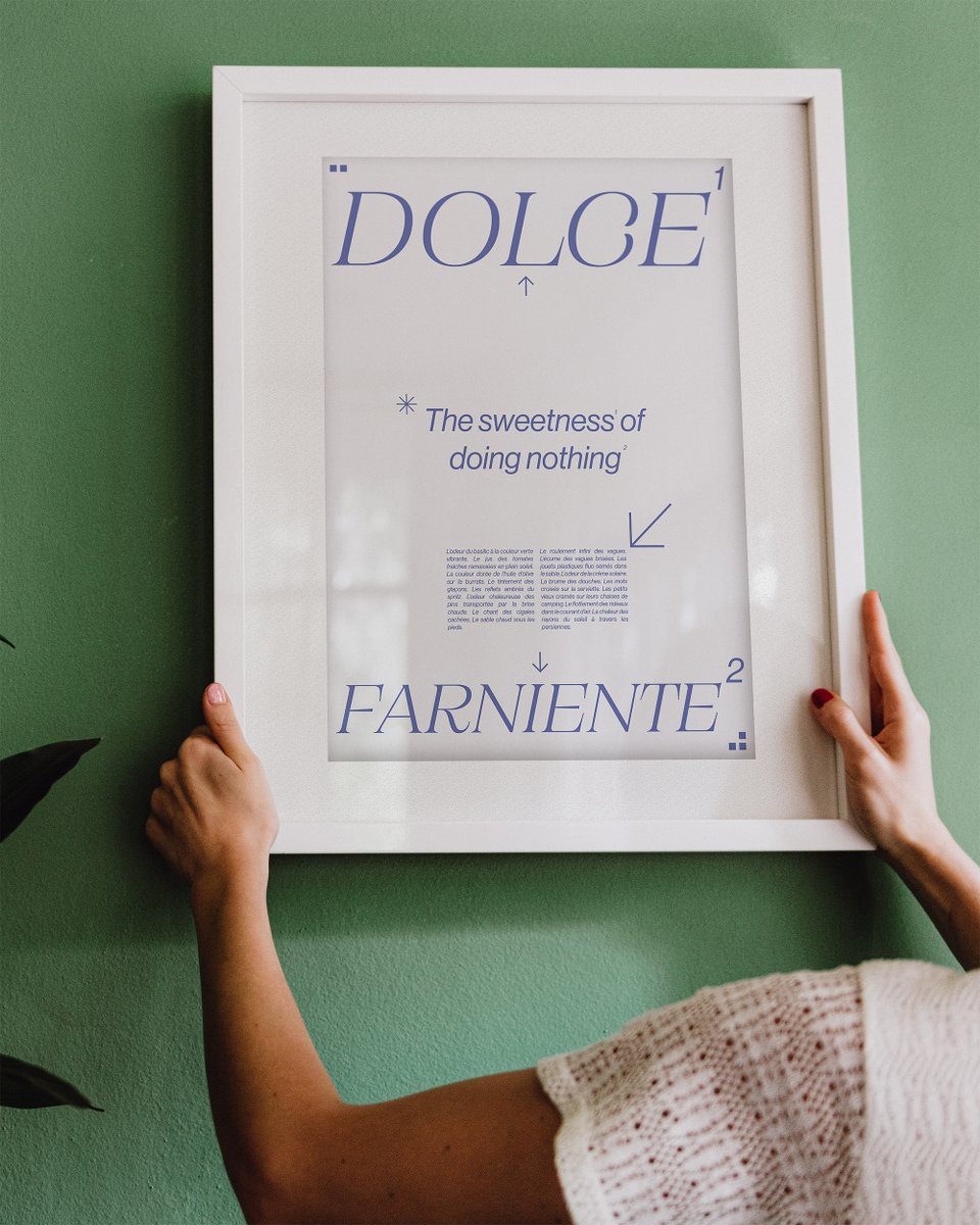 AlexSupaTramp's tweet photo. #shop the #minimal "DOLCE FARNIENTE" #poster in honor of this art of living important in the mediterranean culture https://t.co/HEicniONOo https://t.co/ysJ9KKjWXy