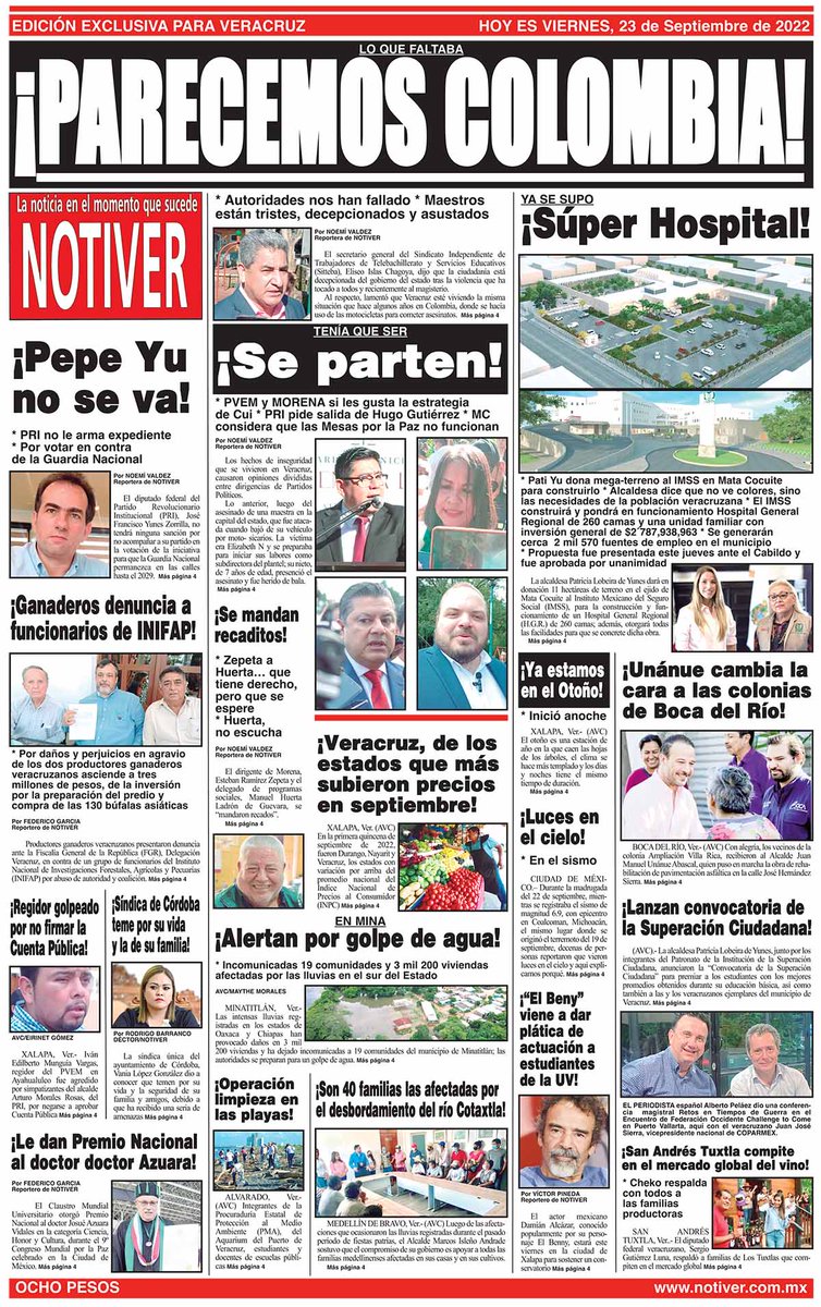 NOTIVER's tweet photo. #NOTIVER es tu #principal #fuente de #información
La #noticia en el #momento que #sucede
LO QUE #FALTABA
#AUTORIDADES NOS HAN #FALLADO
#MAESTROS ESTÁN #TRISTES #DECEPCIONADOS Y #ASUSTADOS https://t.co/mrCO64H46m