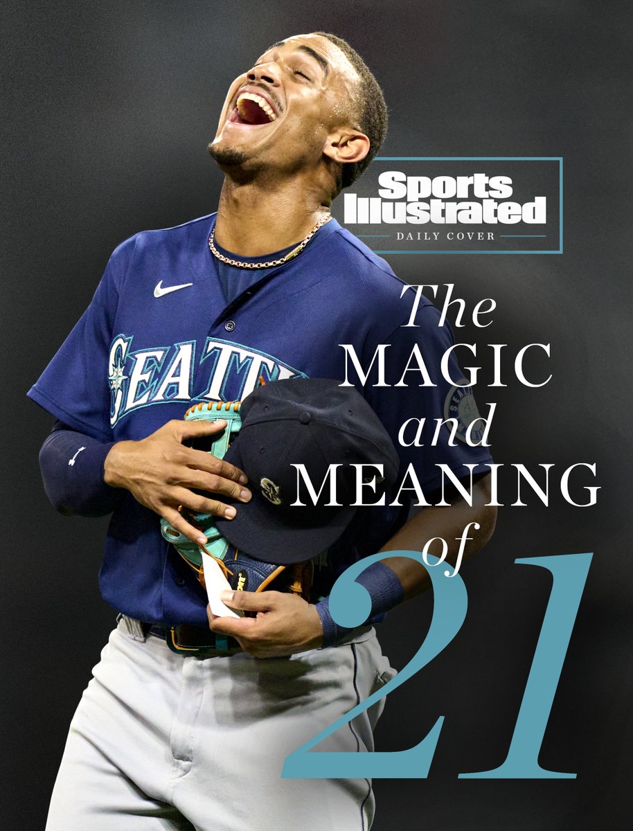 SInow's tweet photo. Julio Rodríguez isn’t the next Ken Griffey Jr. He wants to write his own story—beginning with ending Seattle’s 21-year-old playoff drought.

@GregBishopSI on the 21-year-old Mariners’ phenom: https://t.co/Z2po1Dml2s https://t.co/ISWwBmcPjA