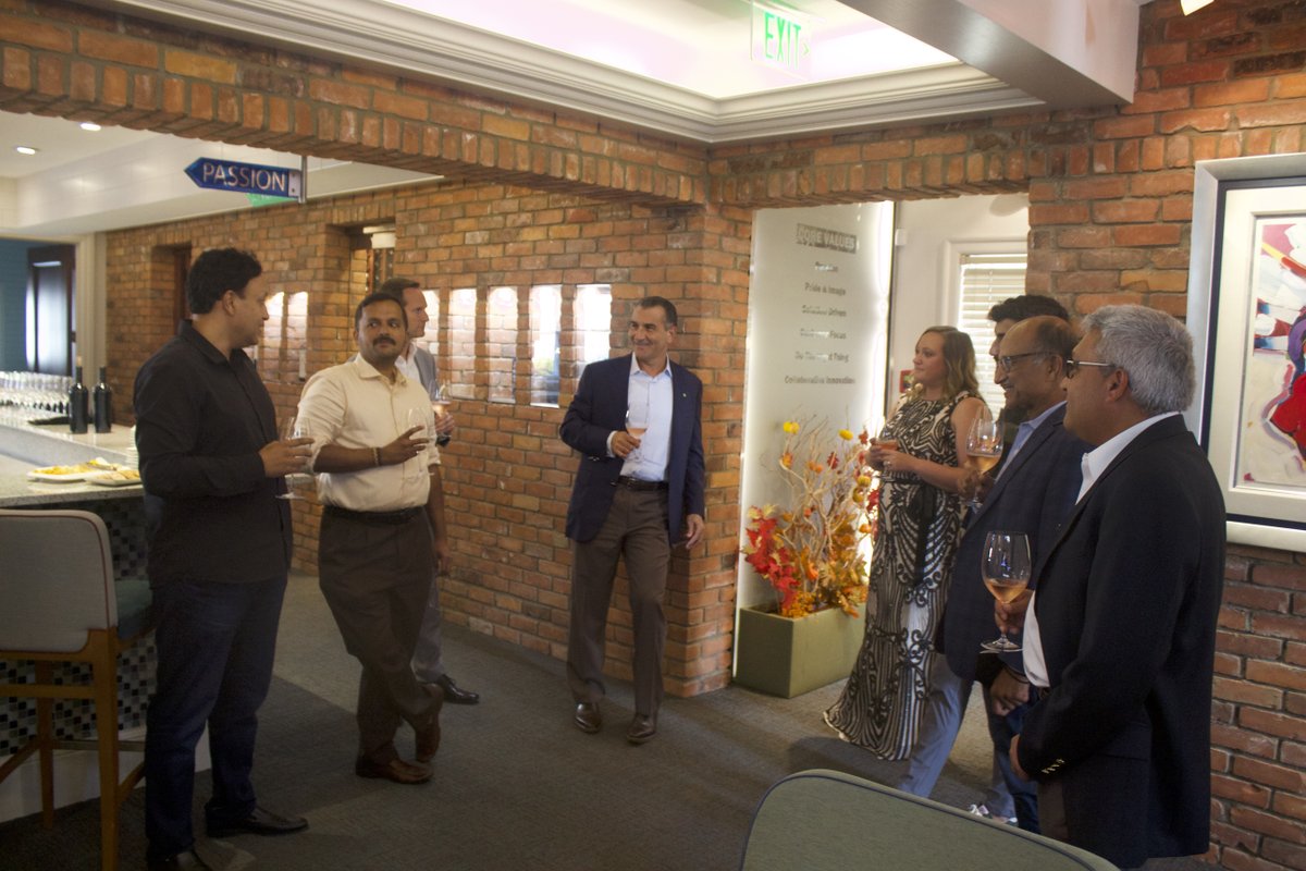 AeroPartsNow's tweet photo. After a productive in-person strategy session with the team in Birmingham last week, we caught up with Sam Simon for some wine and words of wisdom. Thanks for having us! https://t.co/NoizcSuLO7
