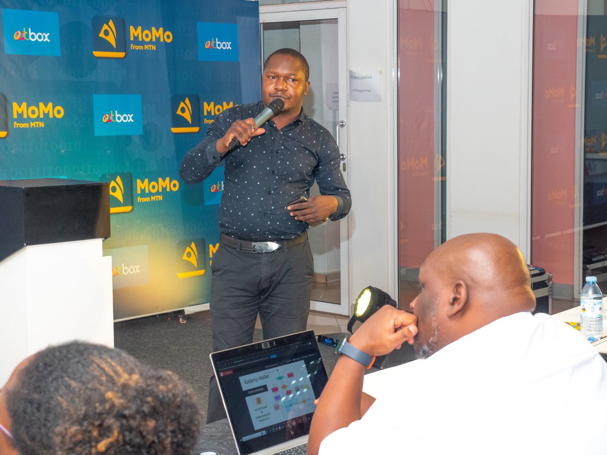 OutboxHub's tweet photo. The teams that pitched today followed this order;
1. Culipa
2. Katwezimbe
3. MpaMpe
4. M-Pay
5. Kadama Wallet
6. E-wage
7. MobSave
8. Afrotech Nation
#MoMoHackathon2022 https://t.co/z0MYboTKCp
