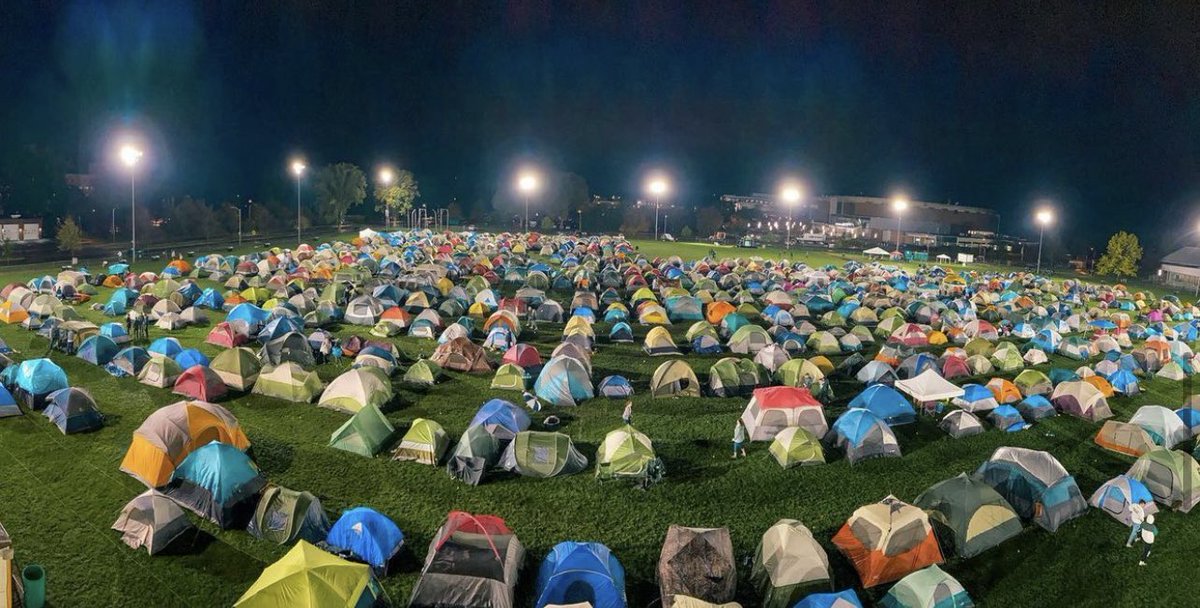 Get your ⛺️ ready! 

1 WEEK until the campout with <a href="/MSU_Basketball/">Michigan State Men's Basketball</a> !