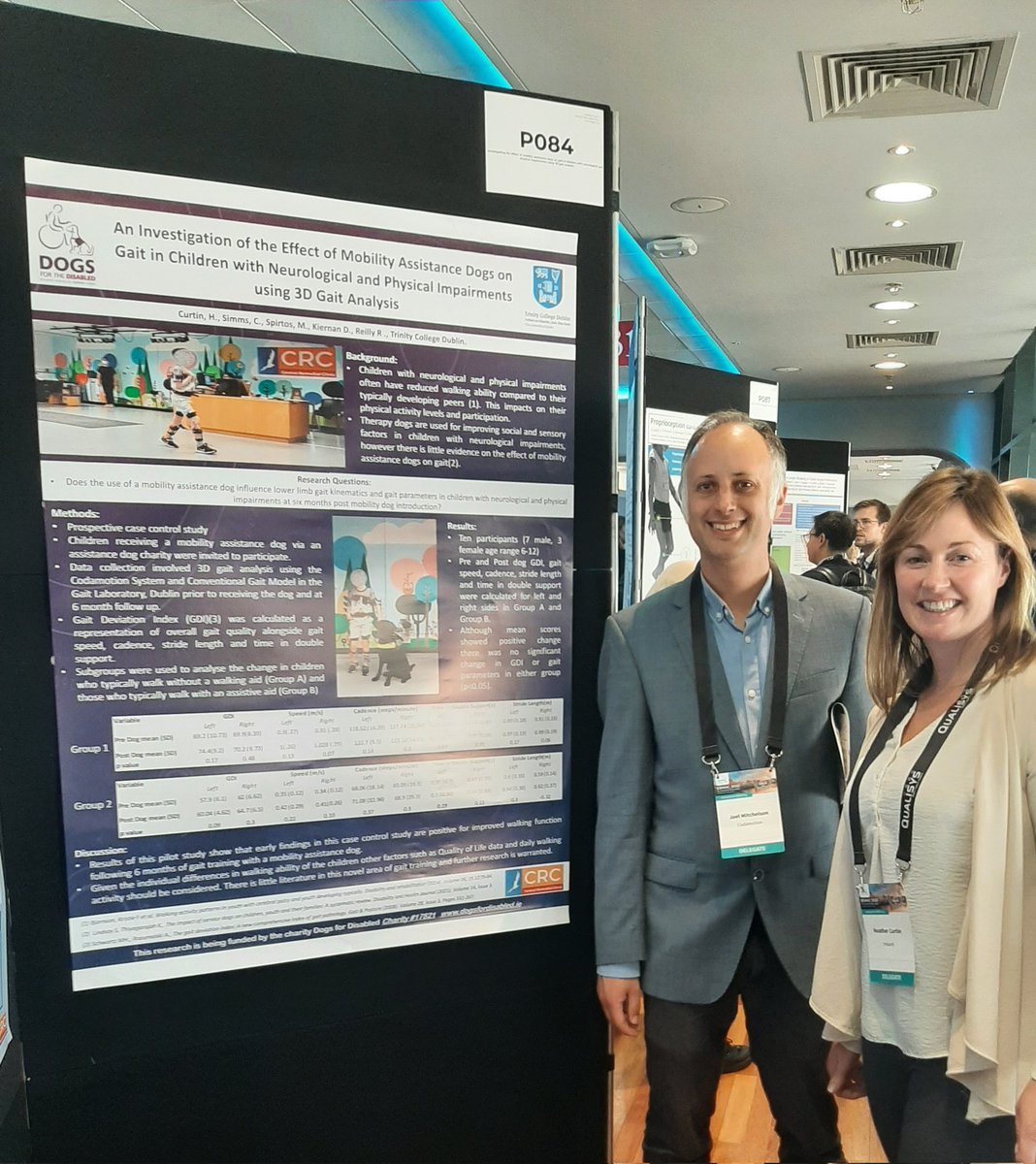Heather Curtin PhD (@heatherk_83) on Twitter photo Proud to be presenting research funded by <a href="/DogsforDisable1/">DogsForTheDisabled</a> analysing the effects of mobility assistance dogs on gait using <a href="/Codamotion/">Codamotion</a> 3D gait analysis at #ESMAC2022 <a href="/ESMAC_society/">ESMAC</a> <a href="/centralremedial/">CRC</a> Proud to be presenting research funded by <a href="/DogsforDisable1/">DogsForTheDisabled</a> analysing the effects of mobility assistance dogs on gait using <a href="/Codamotion/">Codamotion</a> 3D gait analysis at #ESMAC2022 <a href="/ESMAC_society/">ESMAC</a> <a href="/centralremedial/">CRC</a>
