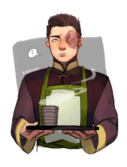realised ive never drawn zuko so i decided to fix that ('Д`;) i like his short hair the most.......... 