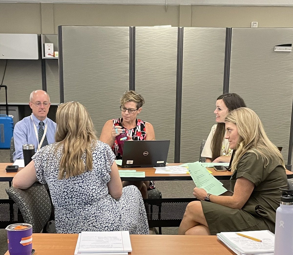 Principals and ICs collaborate in a breakout session around small groups in writing and math. <a href="/gcschools/">Greenville County Schools</a> <a href="/DrBrandiMassey/">Dr. Brandi Massey</a> <a href="/DocStevensGCS/">Susan Stevens</a> <a href="/AustinGreene5/">Austin Greene</a>
