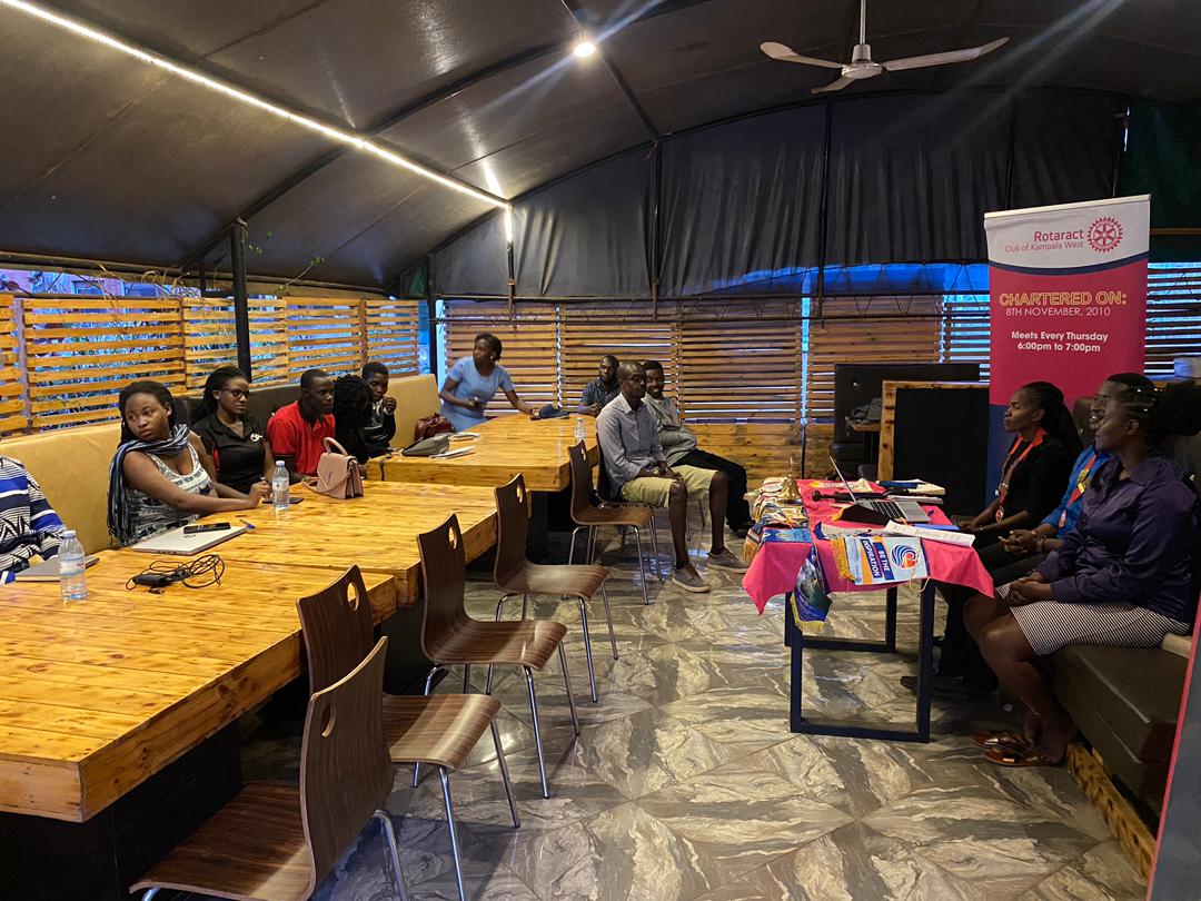 Rotaract Club of Kampala West (@rctkwest) on Twitter photo Yesterday <a href="/rctkwest/">Rotaract Club of Kampala West</a> hosted the District Rotaract Representative (DRR) <a href="/SarahOwembabazi/">Sarah Owembabazi 🇺🇬</a> . An awesome fun packed fellowship and quite a no. of lessons picked. Yesterday <a href="/rctkwest/">Rotaract Club of Kampala West</a> hosted the District Rotaract Representative (DRR) <a href="/SarahOwembabazi/">Sarah Owembabazi 🇺🇬</a> . An awesome fun packed fellowship and quite a no. of lessons picked.