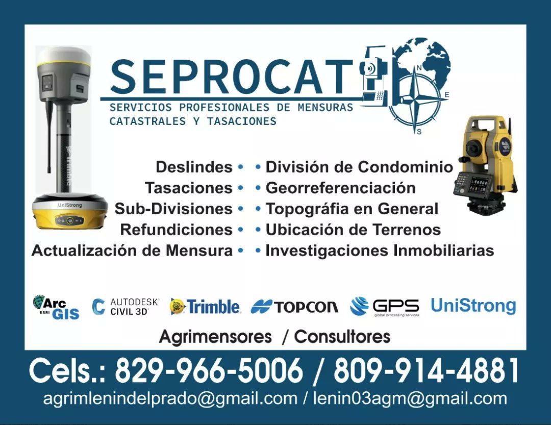smithdelprado's tweet photo. Servicios profesionales, somos un equipo profesional capacitado para desarrollar sus necesidades inmobiliarias. Llámanos y pide cotización gratis. #agrimensor #catastro #deslinde #seprocat #topografia #tasaciones #declaracionjurada #planocatastal #cintillo https://t.co/PI64oPRFgR