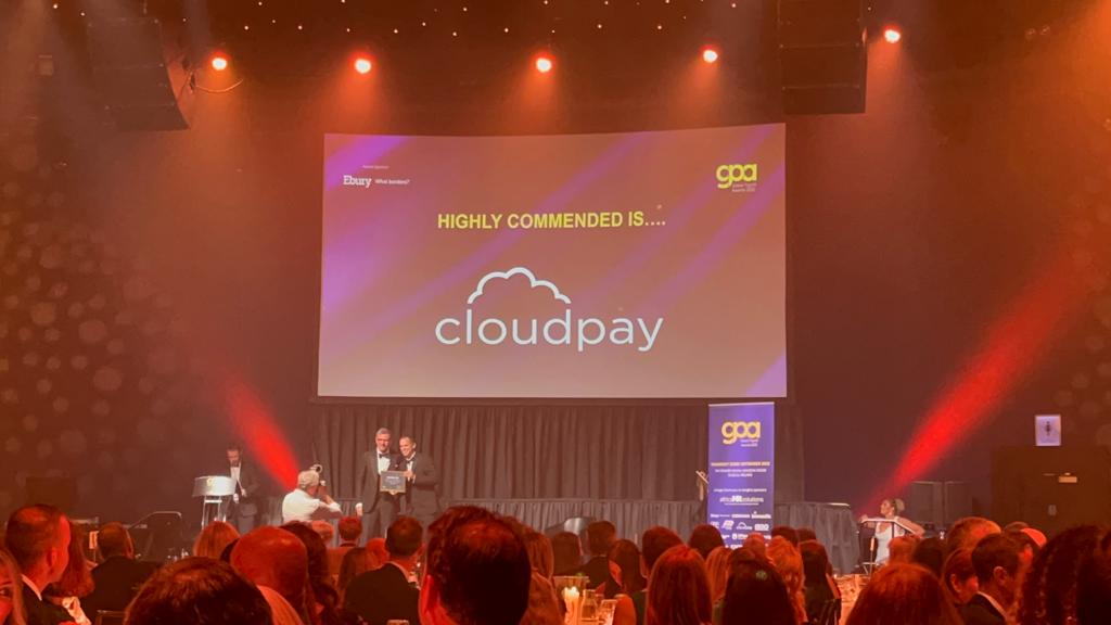 CloudPay's tweet photo. @GlobalPayAssoc awards in Dublin yesterday evening, where CloudPay was awarded "Highly Commended Global Payroll Supplier 2022" Great to be recognized by the Global Payroll Association community! #CloudPay #Payroll https://t.co/7OJFTAbSjF