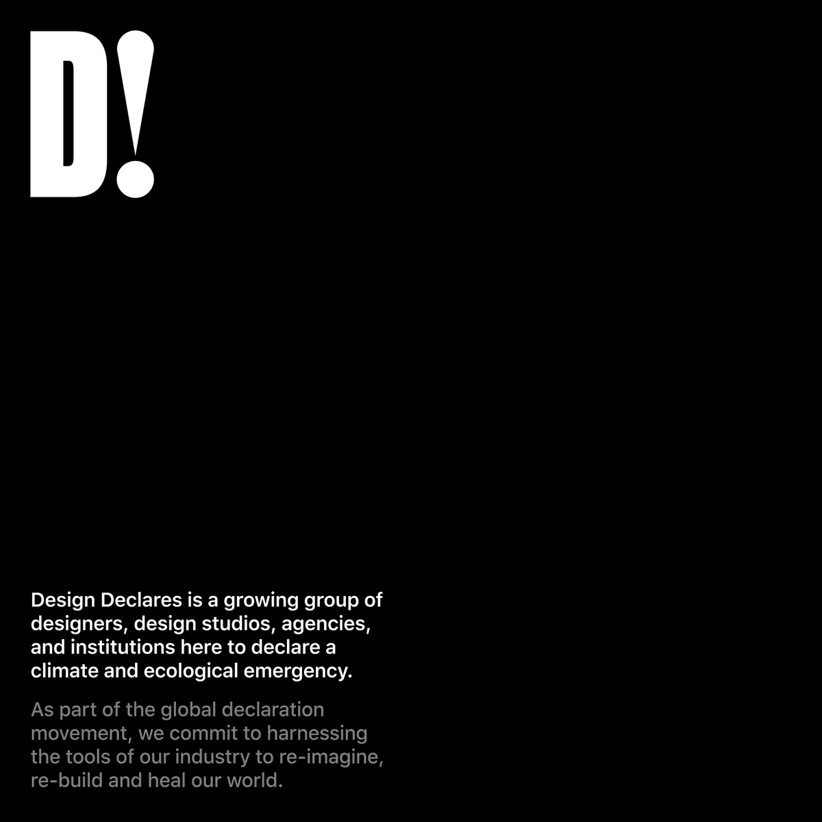 TheLookingGla55's tweet photo. I have to recognise the impact my industry has on carbon &amp; waste production. I want to create interiors &amp; change. #DesignDeclares is a group of designers here to declare a climate &amp; ecological emergency. I've just signed up &amp; can't wait to get going on making impactful change https://t.co/FtCwalPxGH