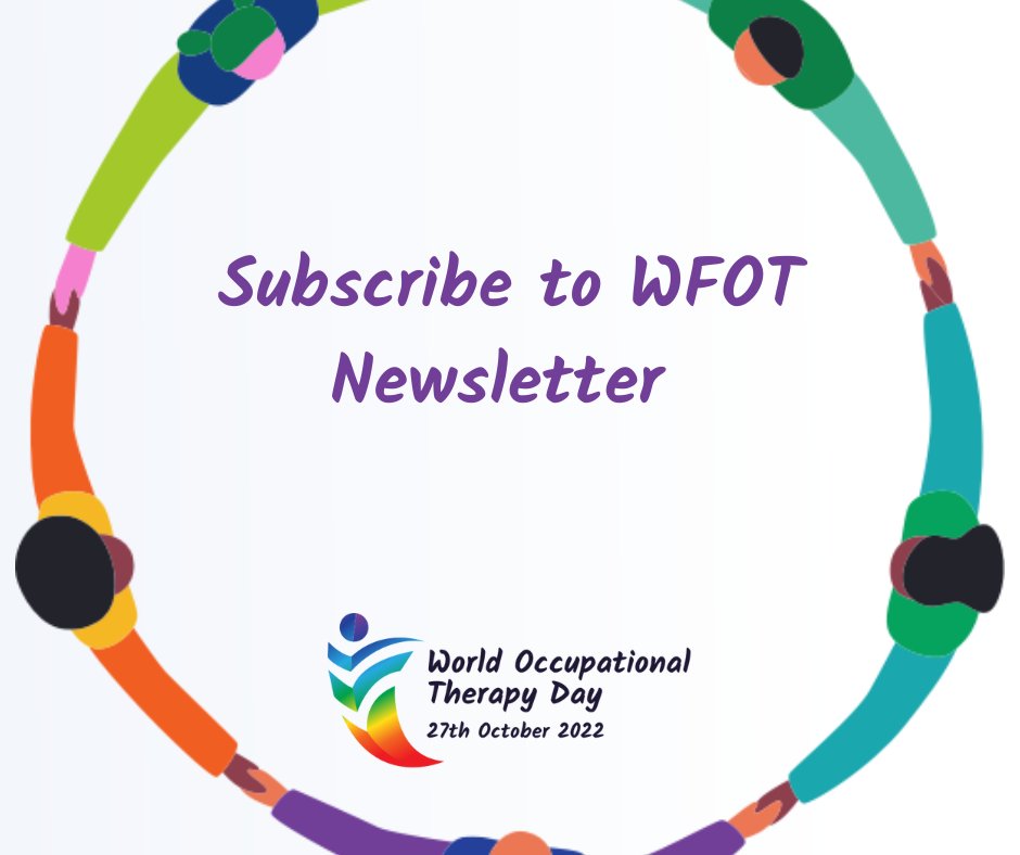 thewfot's tweet photo. Subscribe to the WFOT Newsletter for World Occupational Therapy Day 2022 information and how to promote and celebrate our theme “Opportunity + Choice = Justice.” Subscribe to the newsletter here https://t.co/LMyTxZtKuy #WorldOTDay https://t.co/fB3F4r5ifY