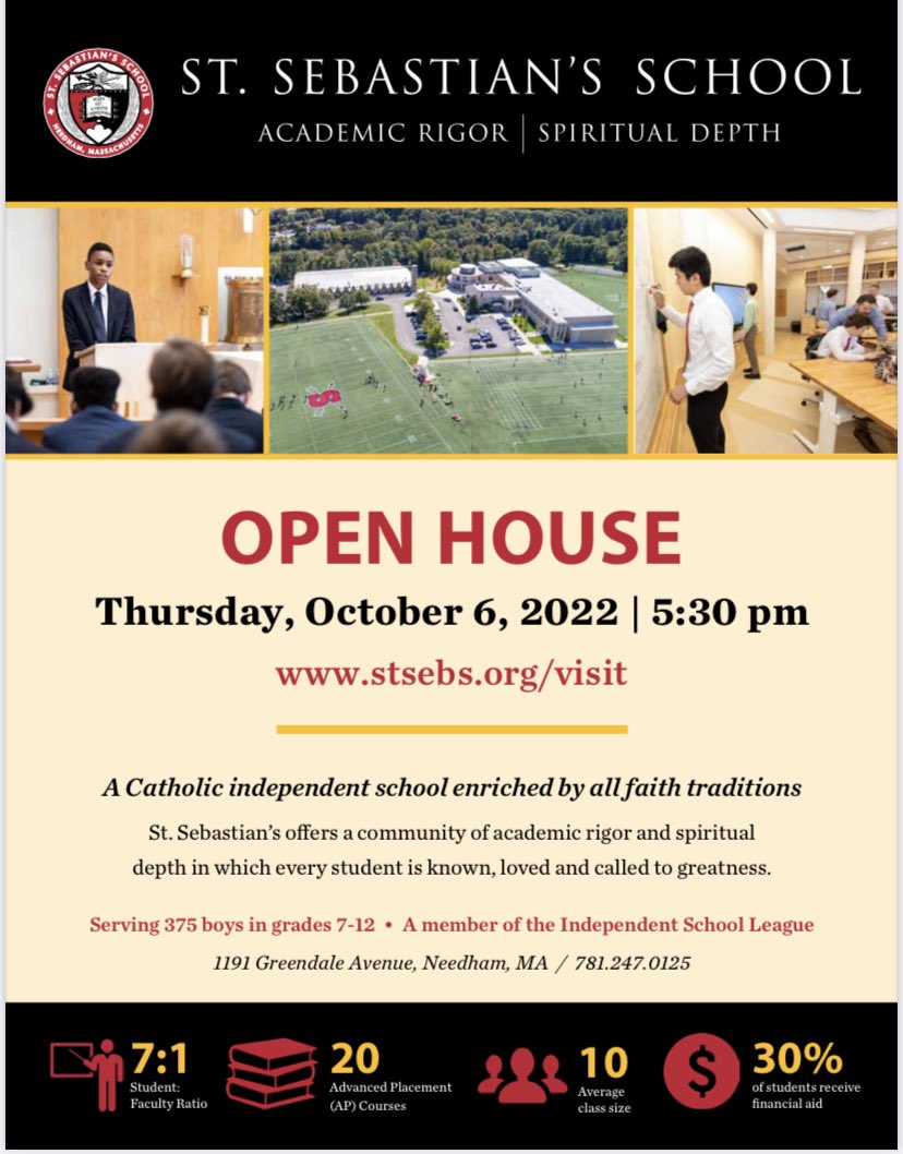 Sebs Open house October 6th! Come join us… keep an eye out for our wrestling room