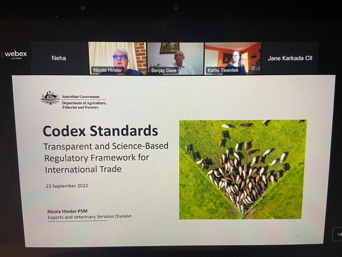 HinderNicola's tweet photo. A few late nights this week - but our work in @FAOWHOCodex's #CCFICS means we have lots to celebrate. Tonight at @fssaiindia's session - I outlined #CCFICS and its role in setting standards for the safe trade in food. Very proud to lead this for 🇦🇺 - making a difference everyday. https://t.co/QF9xu5iIwZ