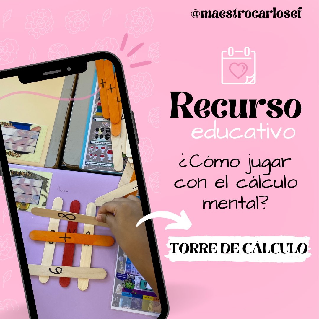 Uno de los contenidos principales en el área del #matemáticas que nos trae de cabeza es el #cálculomental. Durante este verano he creado una nueva propuesta y aquí os cuento presento la TORRE DE CÁLCULO que he probado con mi alumnado de 6º de #primaria del #CEIPCristóbalColón ⬇️