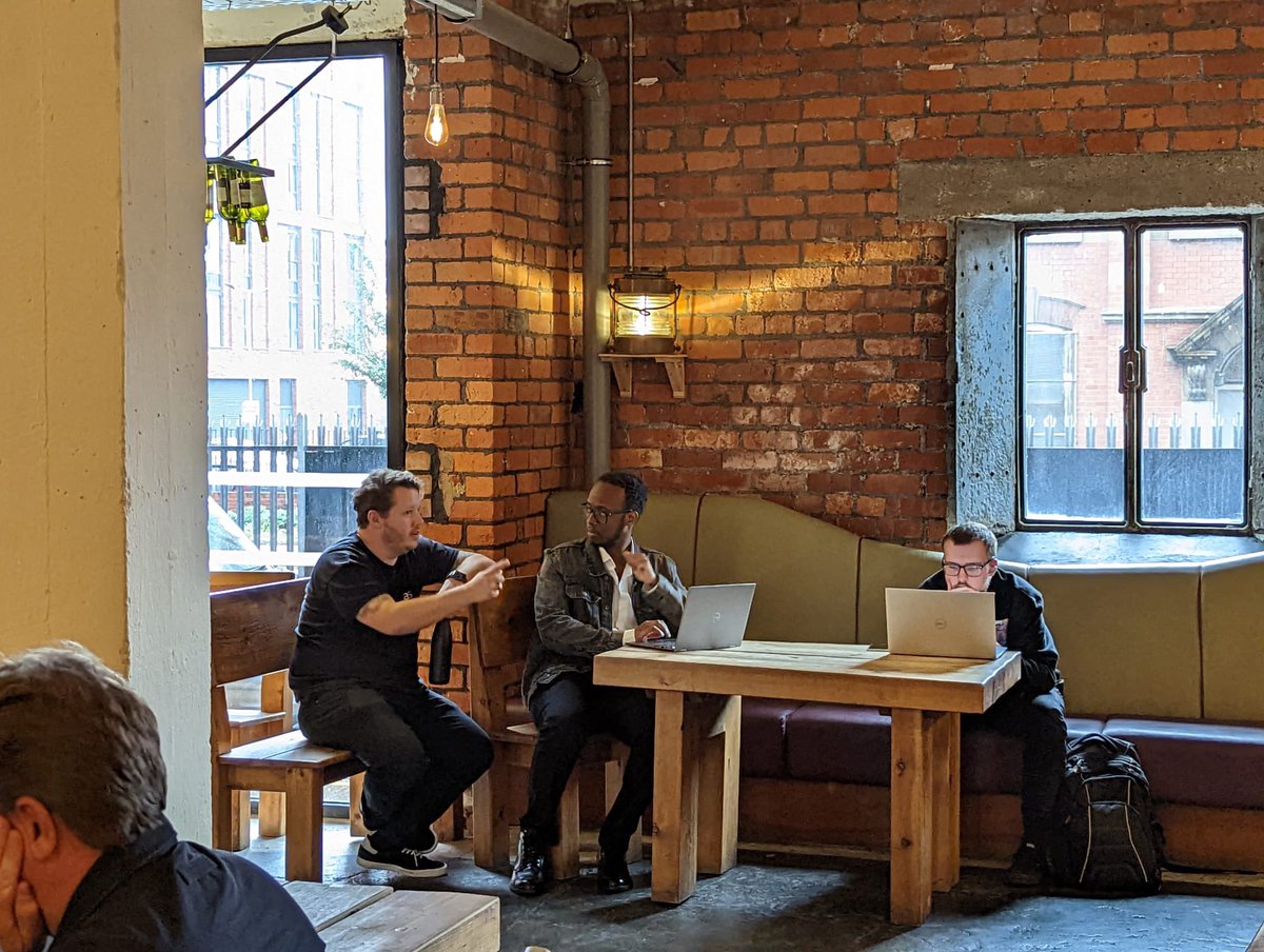 BenMosesUK's tweet photo. I had an amazing time yesterday leading the #Serverlesspresso workshop at AWS Community Summit with Leanne Jagger and @plantpowerjames.
Thank you to the organisers, partners and wonderful customers for building and nurturing an exciting and vibrant community!
#awscomsum #aws https://t.co/PWfSY3m5F1