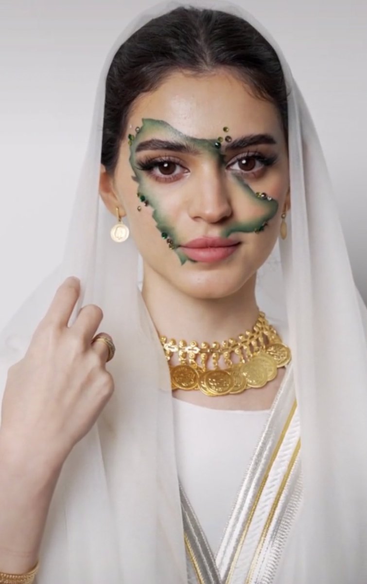 gorgeous4ew's tweet photo. إبداع الميك آب آرتست السديم المطيري باليوم الوطني 🇸🇦❤️ https://t.co/OLGTwTNh4y
