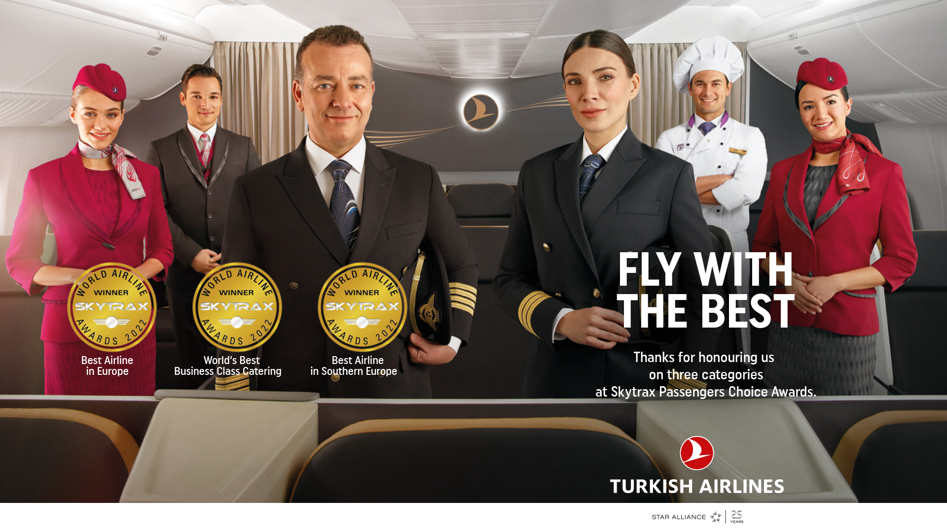 Turkish Airlines on Twitter: " ️ We were awarded “Best Airline in