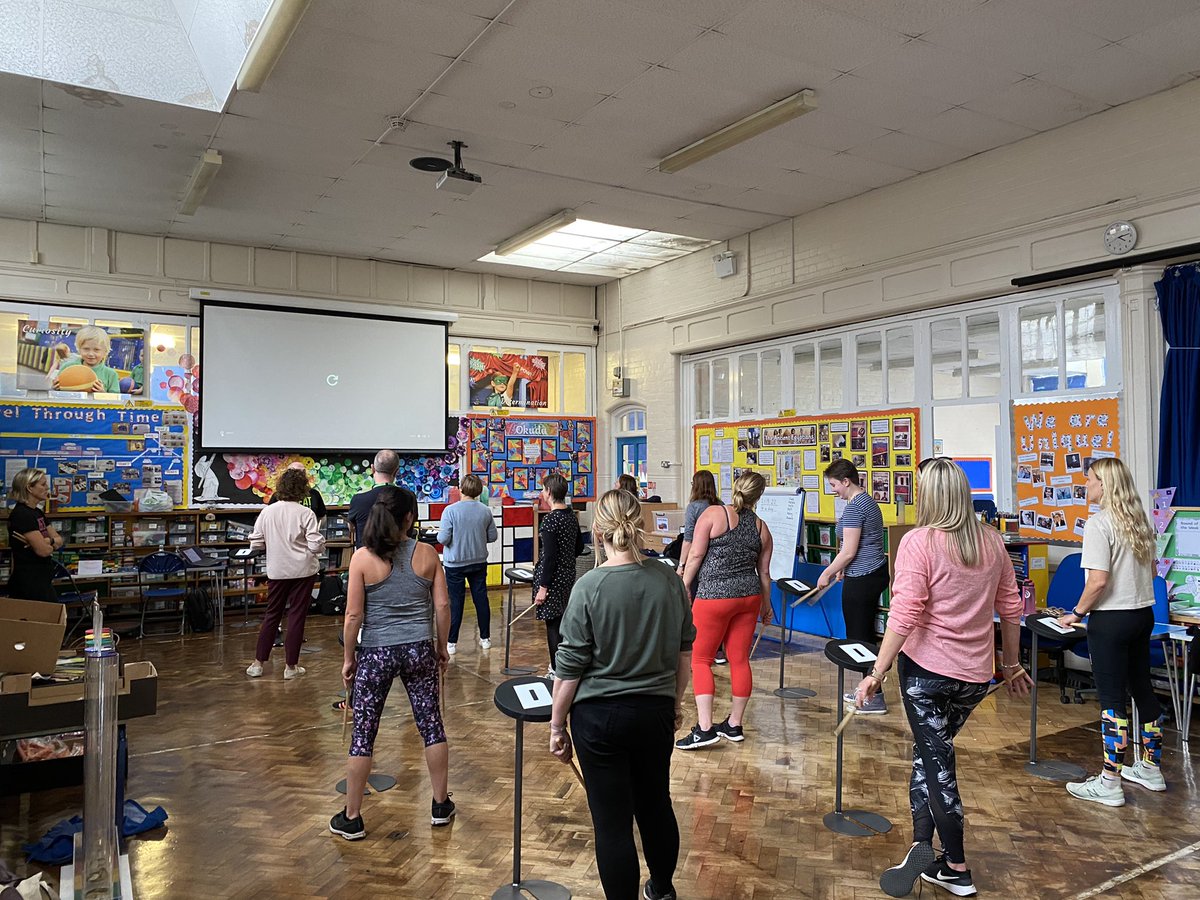 Enjoyment - Drumba staff meeting. The staff loved the Drumba staff netting this week. We are so excited to incorporate this as part of the curriculum <a href="/Drumba_ltd/">DRUMBA®</a>