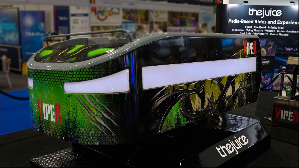 Thank you so much for visiting our booth at this year's IAAPA Expo Europe show.  We were delighted to receive such a positive response to our brand new VR ride, the VipeR!